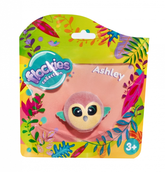 Zvířátko Flockies papoušek Ara Ashley