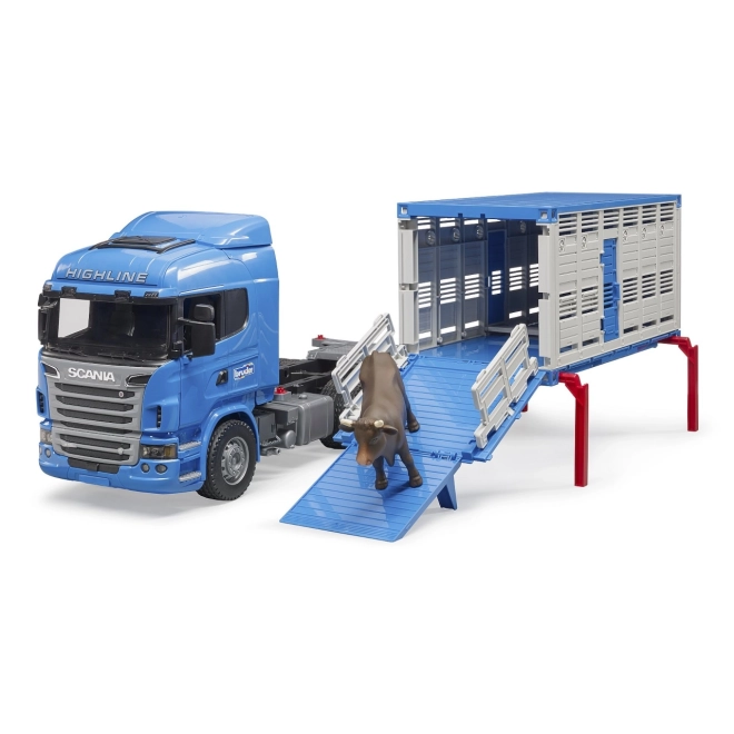 Bruder Nákladní auto Scania R pro přepravu dobytka