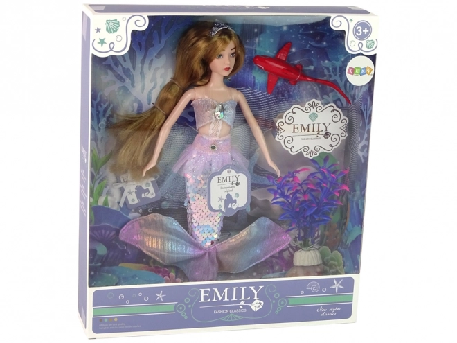 Emily the Mermaid Baby Doll Růžové příslušenství