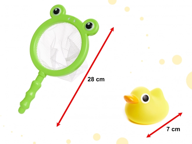 Dětský rybářský podběrák se zvířátky