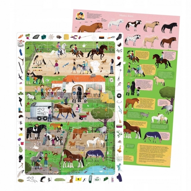 Pozorování Puzzle Koňské stáje