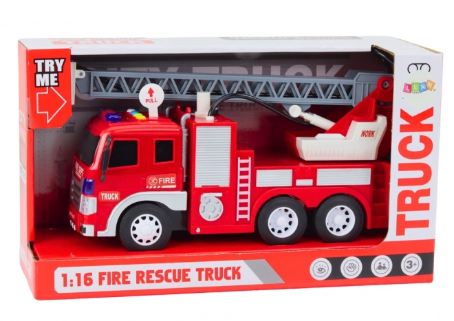 Hasičské Auto s Dalekohledem 1:16