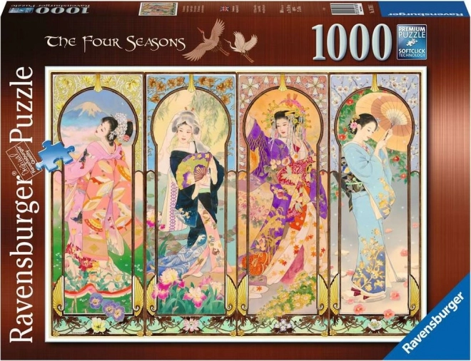 Ravensburger puzzle Čtvero ročních období 1000 dílků