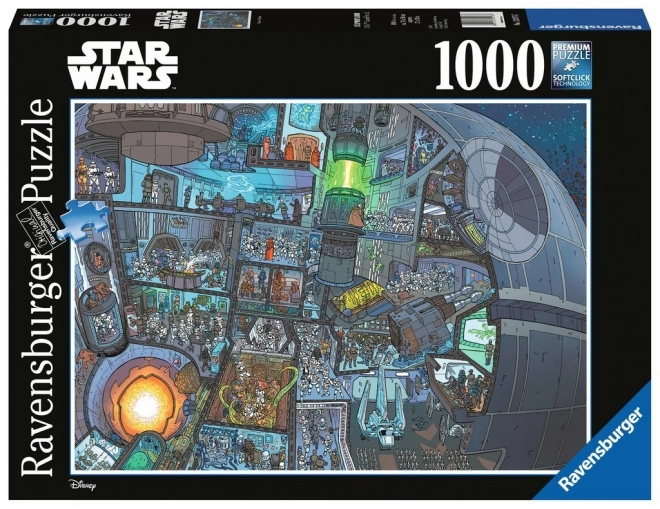 RAVENSBURGER Puzzle Star Wars: Kde je Žvejkal? 1000 dílků