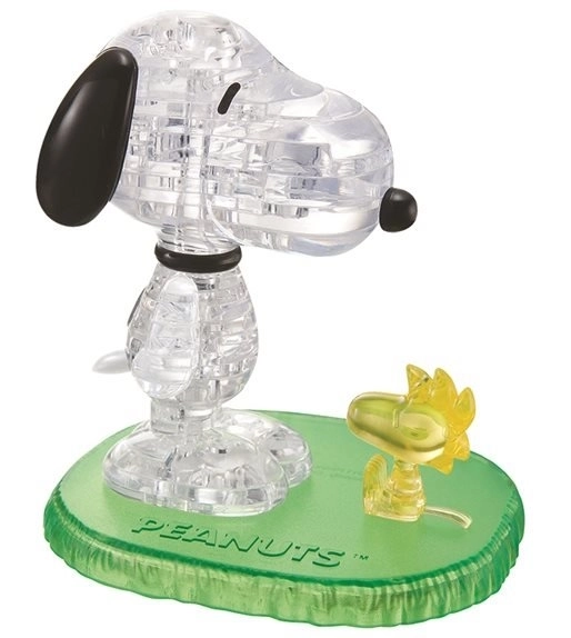 HCM KINZEL 3D Crystal puzzle Snoopy a Woodstock 41 dílků