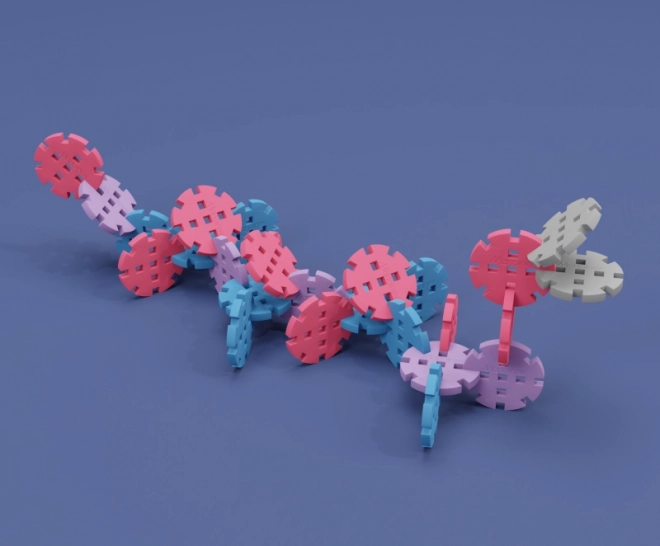 Stavební bloky Mini Waffle - Stavební kolečka
