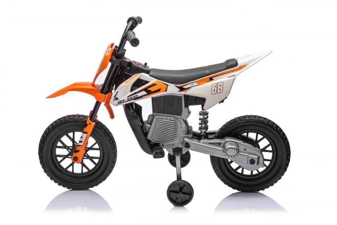 Dětská elektrická motorka Cross Pantone 361C oranžová