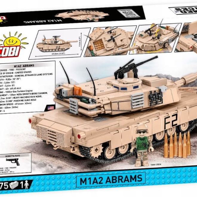 COBI 2622 Armed Forces Abrams M1A2, 1:35, 982 k, 1 f