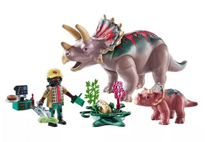 Sada figurek Triceratopsy PLAYMOBIL