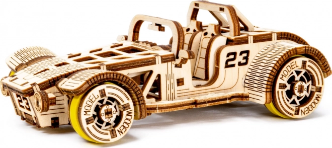 WOODEN CITY 3D puzzle Automobil Roadster 111 dílů