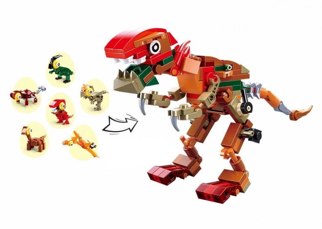 Sluban Vajíčka Qbricks M38-B0796 Dino 1ks