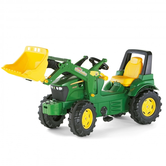 Traktor na pedály John Deere s lžící