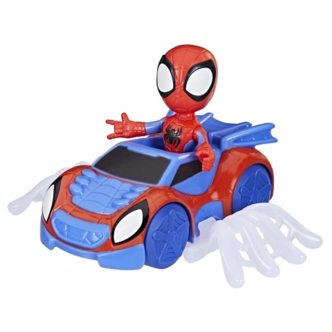 Figurka s vozidlem Marvel Spidey a super-kamarádi, Spidey Web Crawler – Iron Man