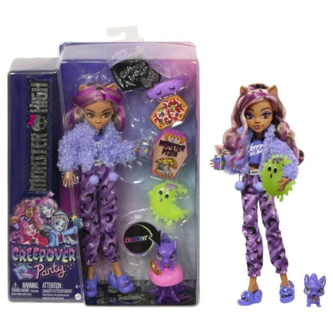 Monster High pyžamo párty s Clawdeen Wolf