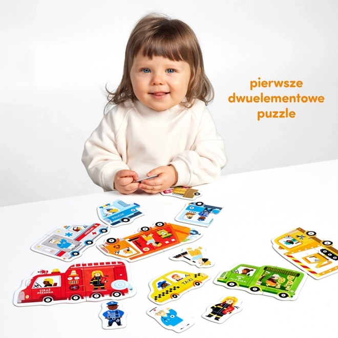 Puzzle k připojení - Auta