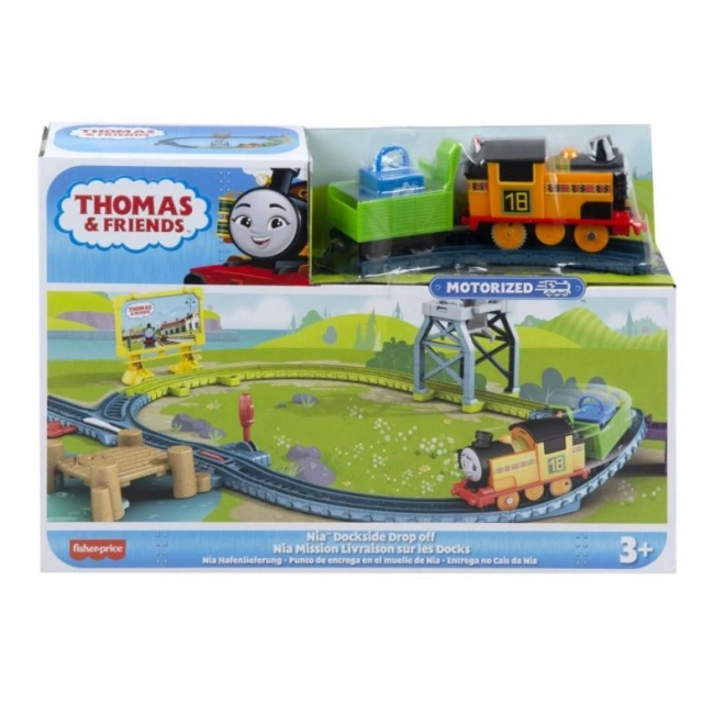 Fisher-Price Tomek a přátelé sada lokomotiva Piotruš s pohonem