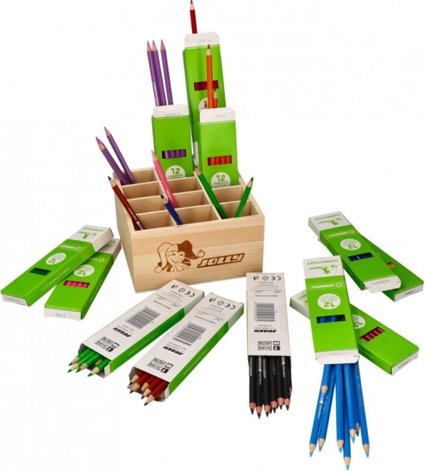 Supersticks Classic Sada v Dřevěné Krabičce, 144 ks