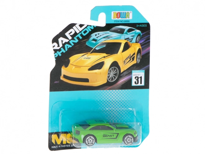 Kovový model auta – Zelený