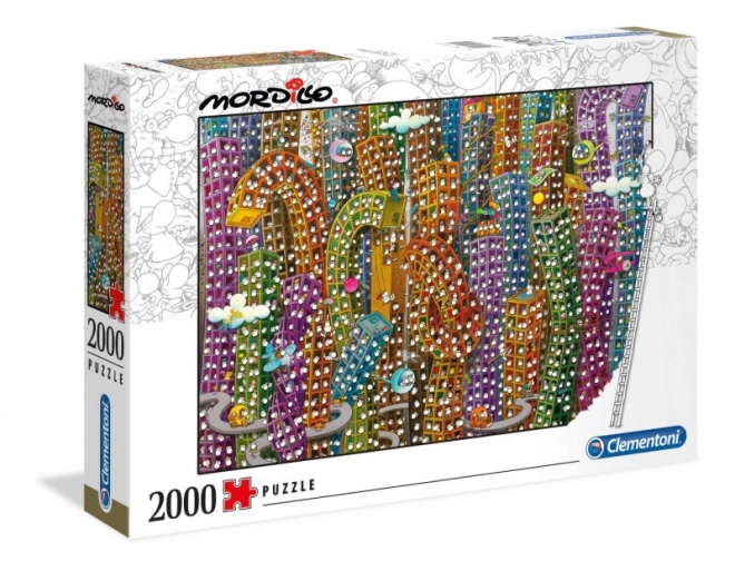 Puzzle 2000 prvky Mordillo Džungle