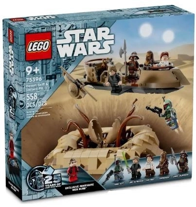 Star Wars kostky 75396 Pouštní člun a sarlaccovo doupě