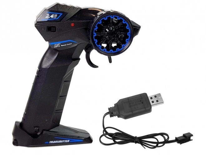 Sportovní závodní motocykl na dálkové ovládání 2.4G Range 35m Blue