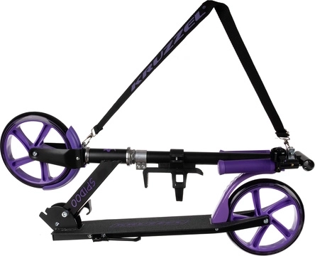 Skládací městská koloběžka pro děti s velkými koly (200 mm) – fialová