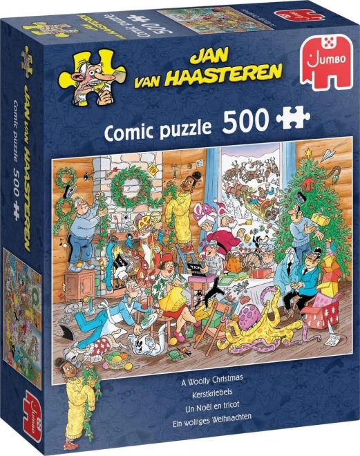 JUMBO Puzzle JvH Vlněné Vánoce 500 dílků