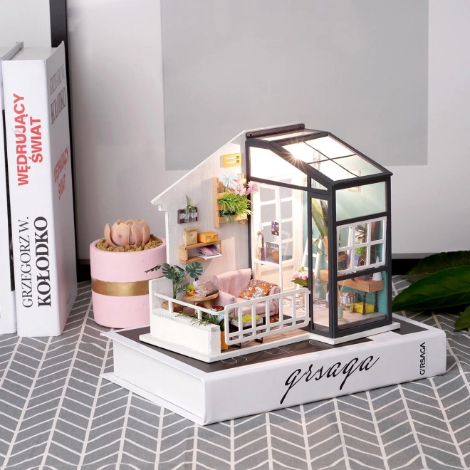 Balkón snů - DIY miniaturní domek