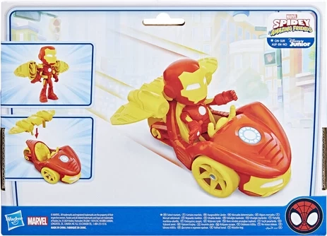 Figurka s vozidlem Marvel Spidey a super-kamarádi, Spidey Web Crawler – Iron Man