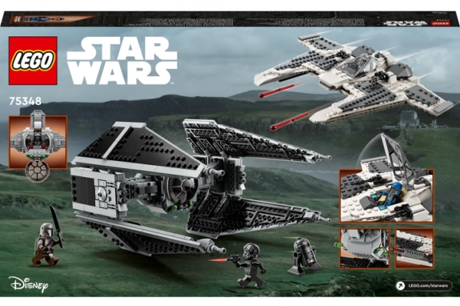 LEGO Star Wars 75348 Mandalorianská stíhačka třídy Fang vs. TIE Interceptor