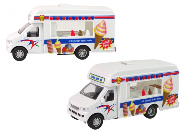 Auto Camper Ice Cream Shop Fast-Food Resorcs Friction Drive 2 Modely