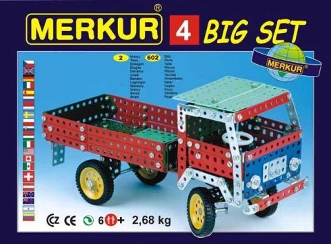 Merkur Stavebnice 4 40 modelů 602ks