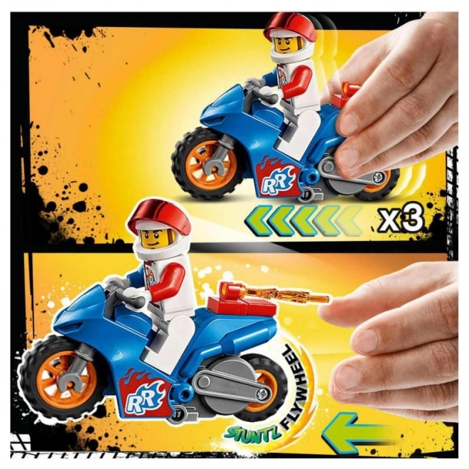 LEGO City 60298 Kaskadérská motorka s raketovým pohonem