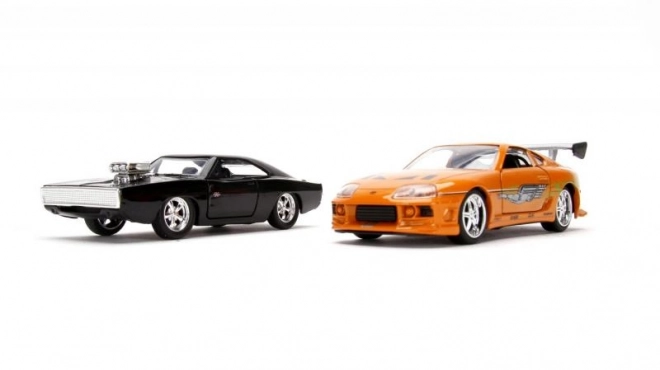 Rychle a zběsile Twin Pack Toyota Supra a Dodge Charger 1:32