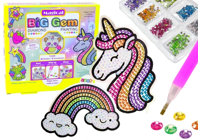 Diamantové vyšívání Kreativní sada Samolepky Lepení diamantů