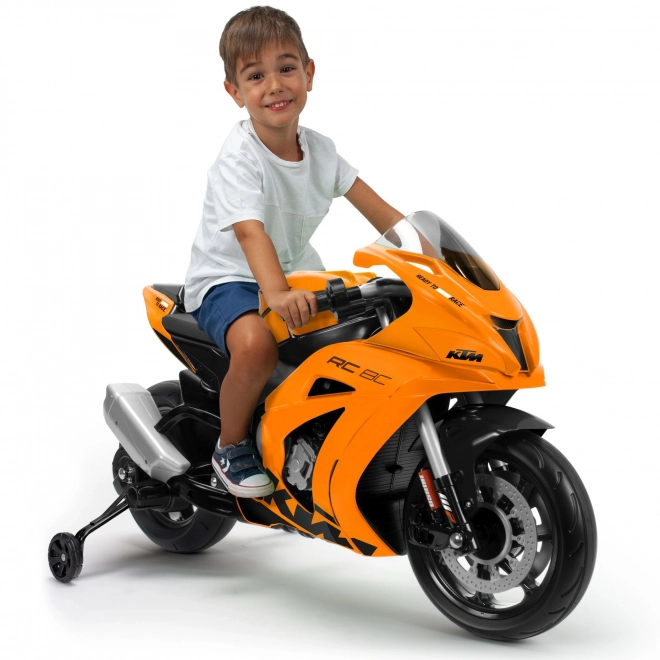 INJUSA 6493 Dětská elektrická motorka KTM RC8C 12V se zvuky