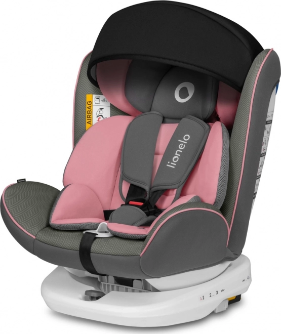 LIONELO Autosedačka Bastiaan Isofix 0-36 kg – Pink Baby
