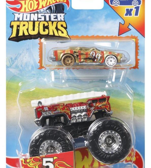 Hot Wheels Monster Trucks 1:64 s angličákem – Midwest Madness