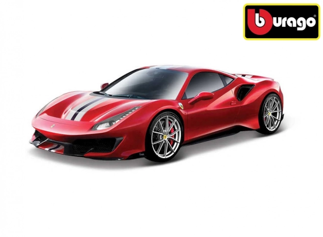 Bburago 1:24 Ferrari 488 Pista červené