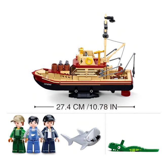 Sluban ModelBricks M38-B1118 Rybářská loď Catherine