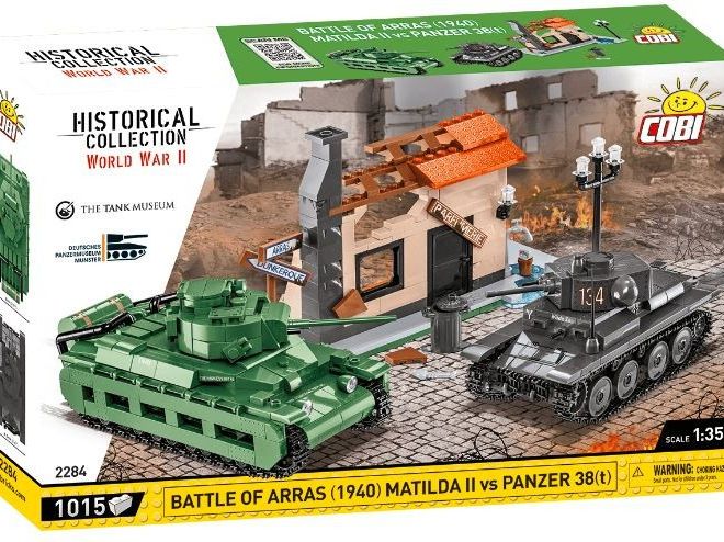 Bricks Bitva u Arrasu 1940 Matilda II vs Panzer 38(t)