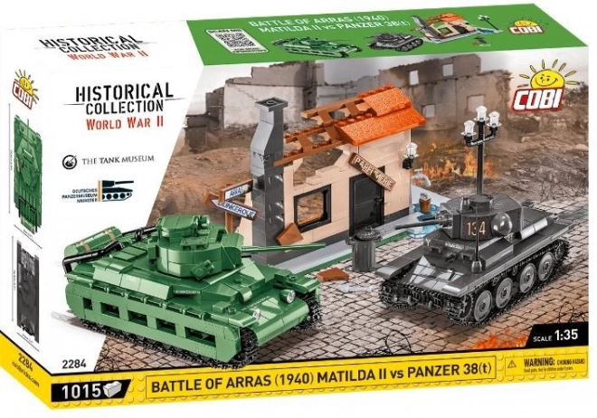 Bricks Bitva u Arrasu 1940 Matilda II vs Panzer 38(t)