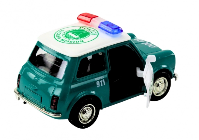 Klasické policejní auto 1:38 Světla pohonu zní zeleně