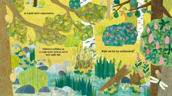 Kdo se to tu schovává? V LESE – Knížka s odklápěcími okénky