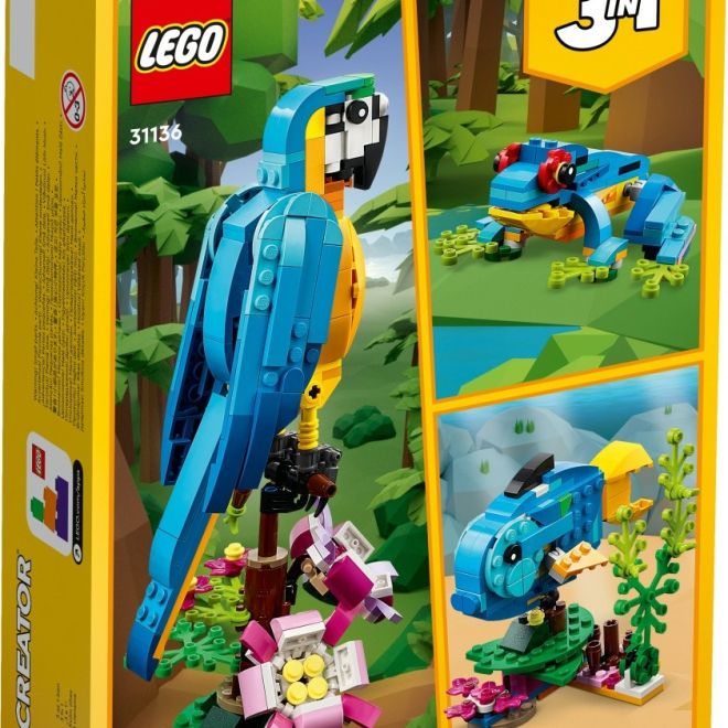 LEGO Creator 3v1 31136 Exotický papoušek