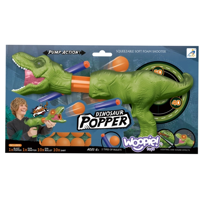 Automatická dino vylepšená dětská kuše a dětská střelnice