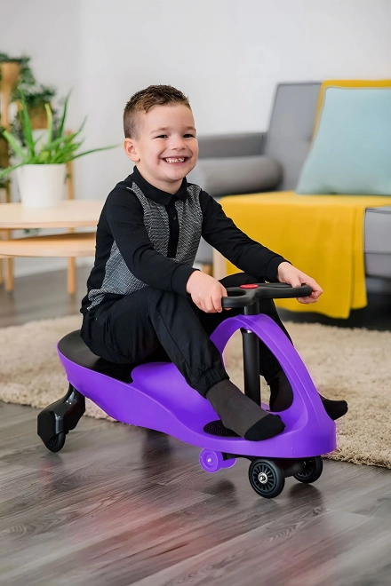 Jezdící autíčko s LED koly fialové ECOTOYS