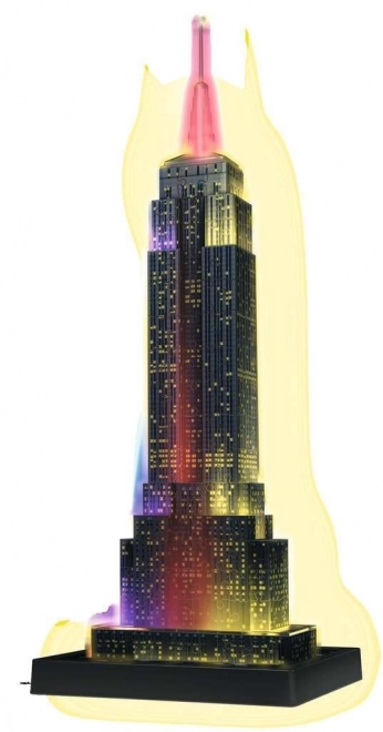 RAVENSBURGER Svítící 3D puzzle Noční edice Empire State Building 216 dílků