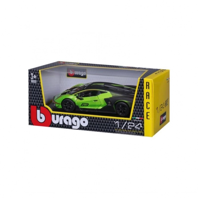 Bburago 1:24 Race Lamborghini Essenza SCV12 Green