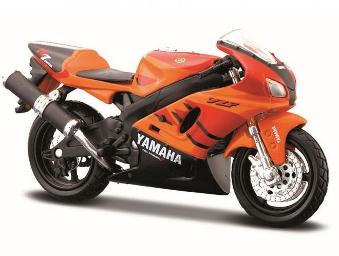 Model motocyklu Yamaha YZF-R7 se stojanem 1/18